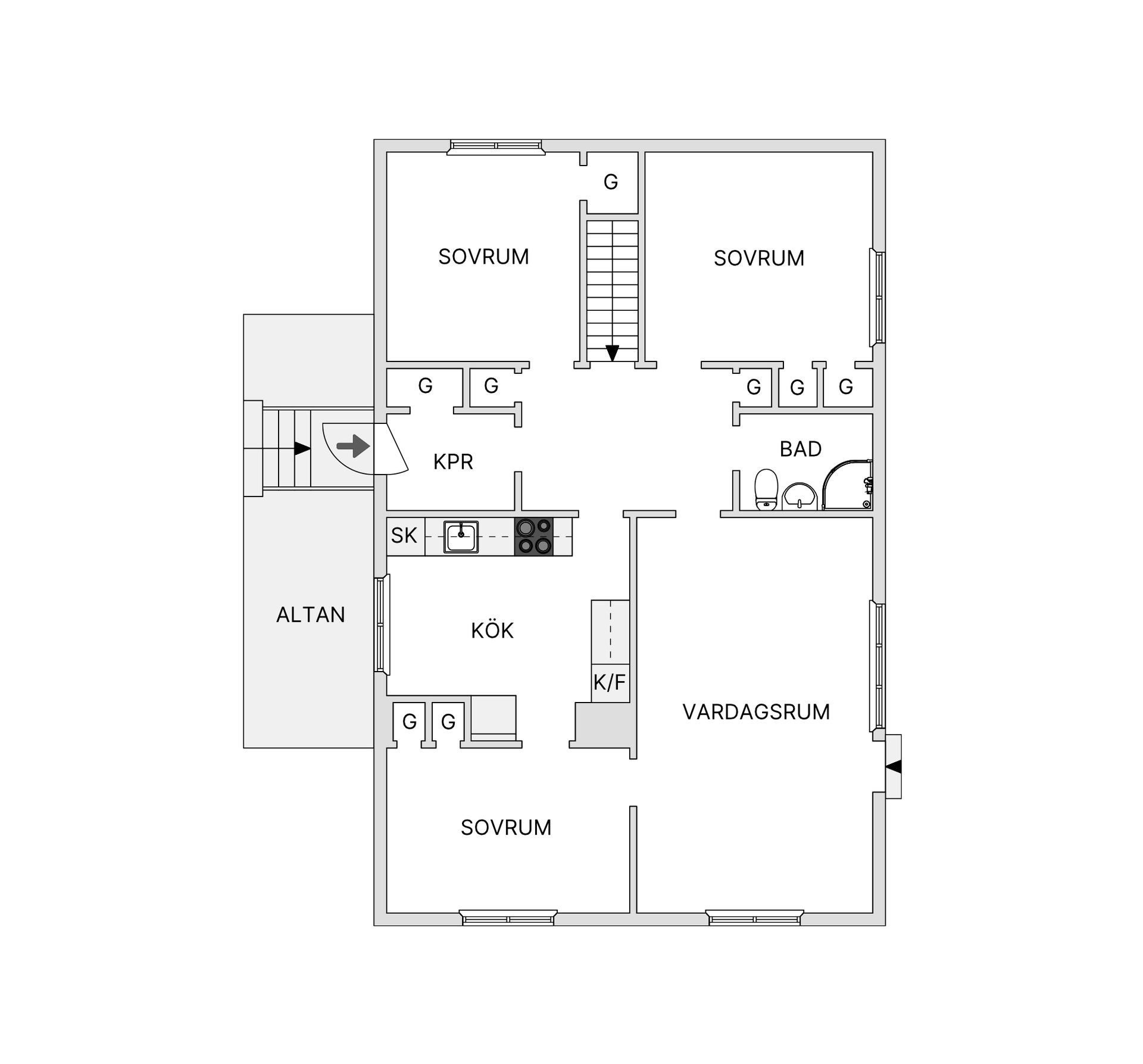 Villa, Kvarnbäcksvägen 15, Sund, Örnsköldsvik