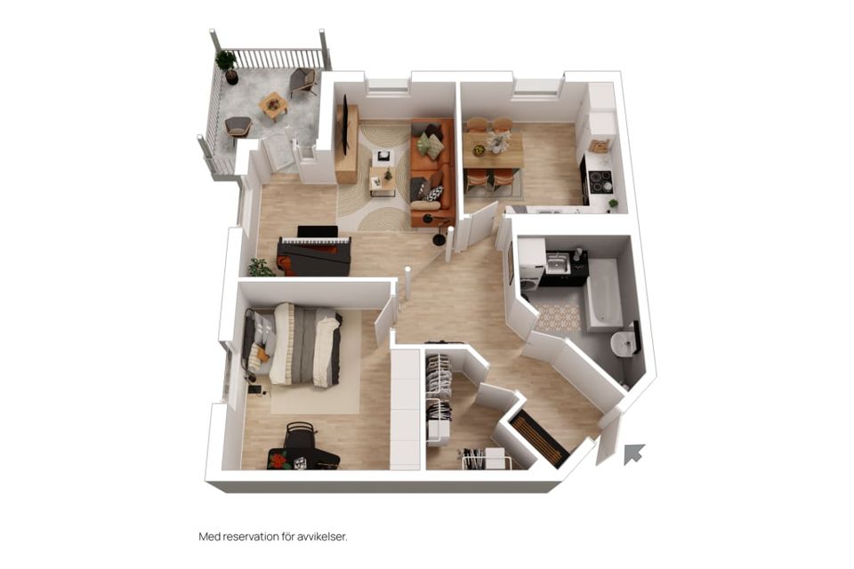 Bostadsrätt, Ormvråksvägen 15, Falkagård, Falkenberg