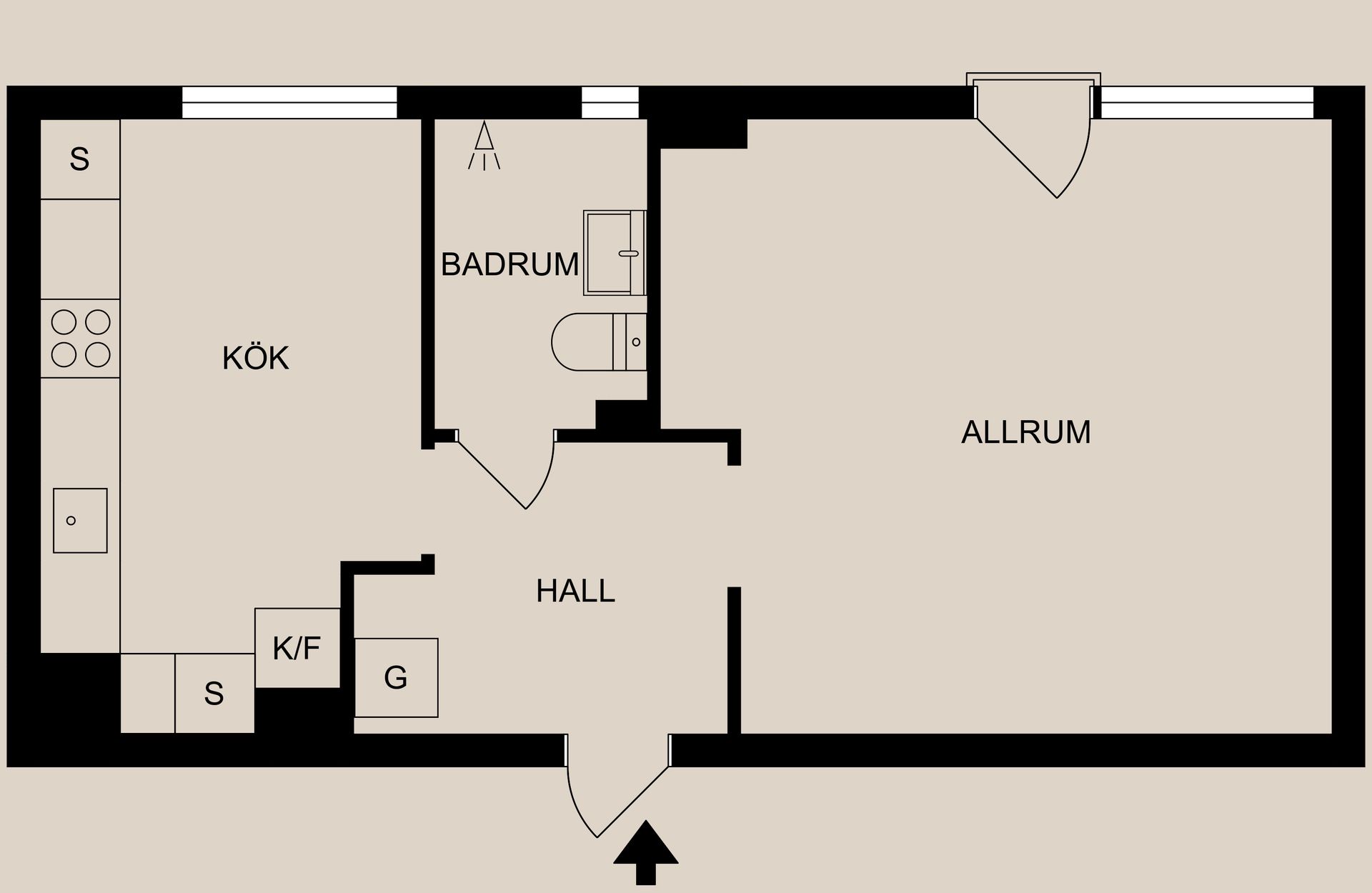 Bostadsrätt, Södra Storängsvägen 62A, Hårstorp, Finspång