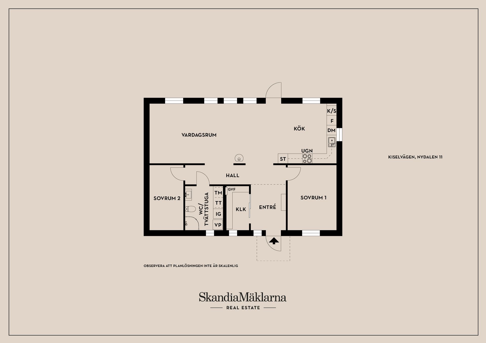 Villa, Kiselvägen, Nydalen 11, Nydalen, Askersund