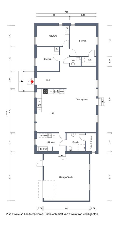 Villa, Sveavägen 3, Tvärålund, Vindeln