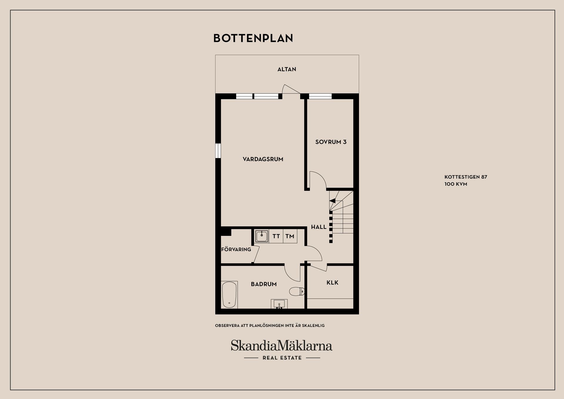Radhus, Kottestigen 87, Botkyrka