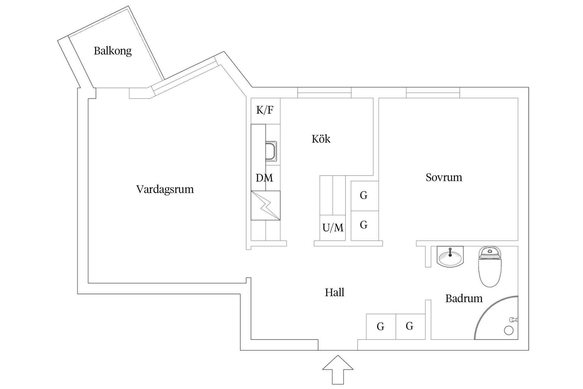 Bostadsrätt, Mariedalsvägen 49C, Slottsstaden, Malmö