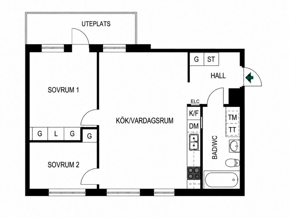 Bostadsrätt, Parkvägen 1, Barkarbystaden, Järfälla