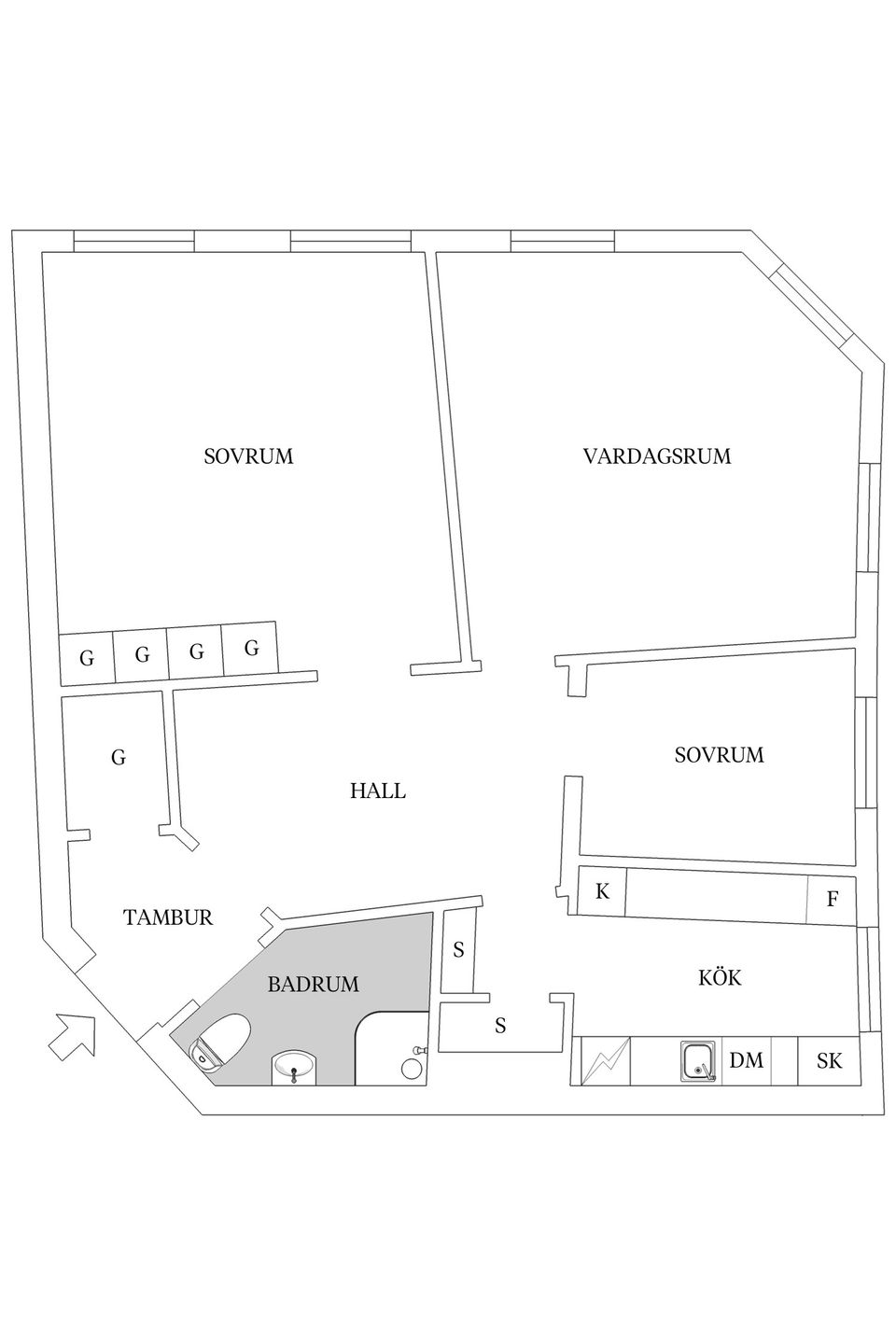 Bostadsrätt, Bankgatan 11A, Lund - Centrum, Lund