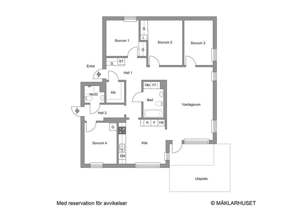 Bostadsrätt, Dammtorps Allé 4, Solna Järvastaden, Solna