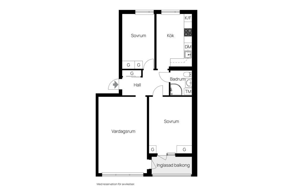Bostadsrätt, Köpmangatan 20, Centralt, Oskarshamn