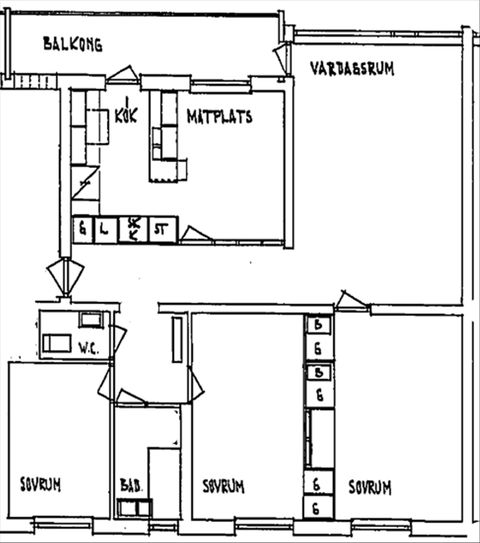 Bostadsrätt, Vedevågslingan 12, Hagsätra, Stockholm