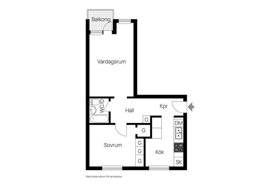 Bostadsrätt, Gröna Gatan 9, Salabacke, Uppsala