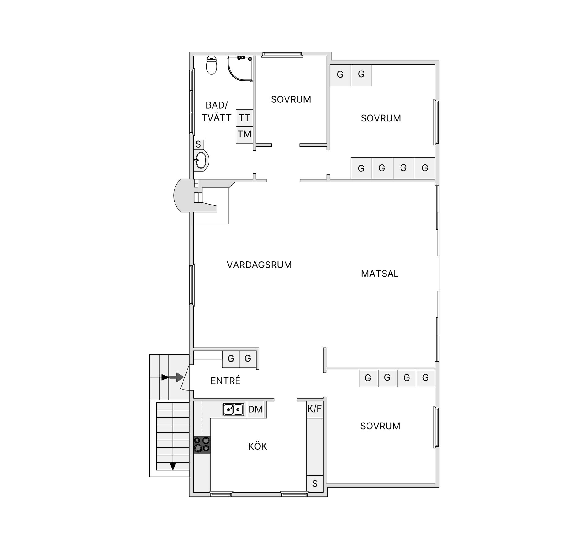 Villa, Kattegattsvägen 11, Frösakull, Halmstad