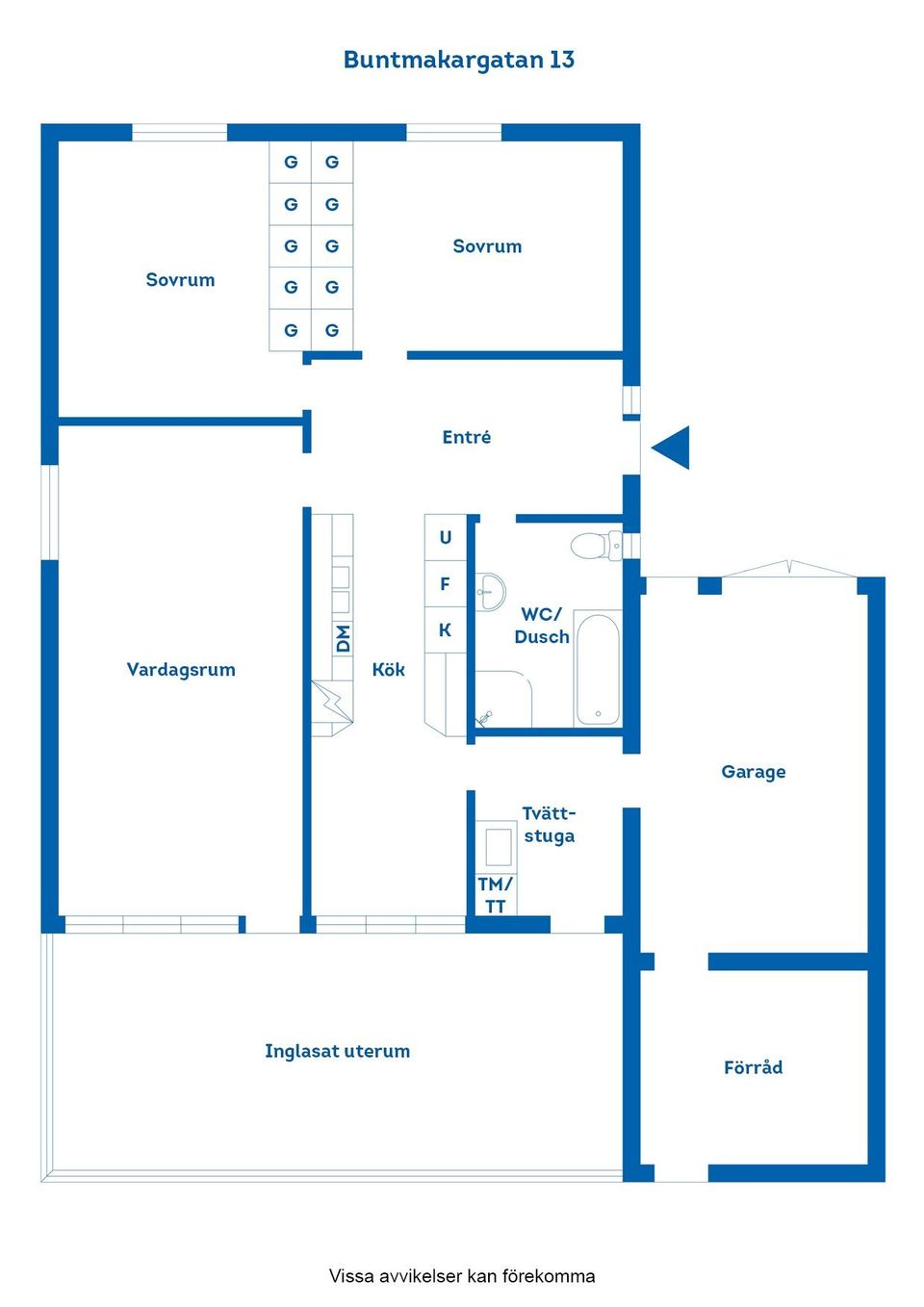Villa, Buntmakargatan 13, Lagerlunda, Norrköping