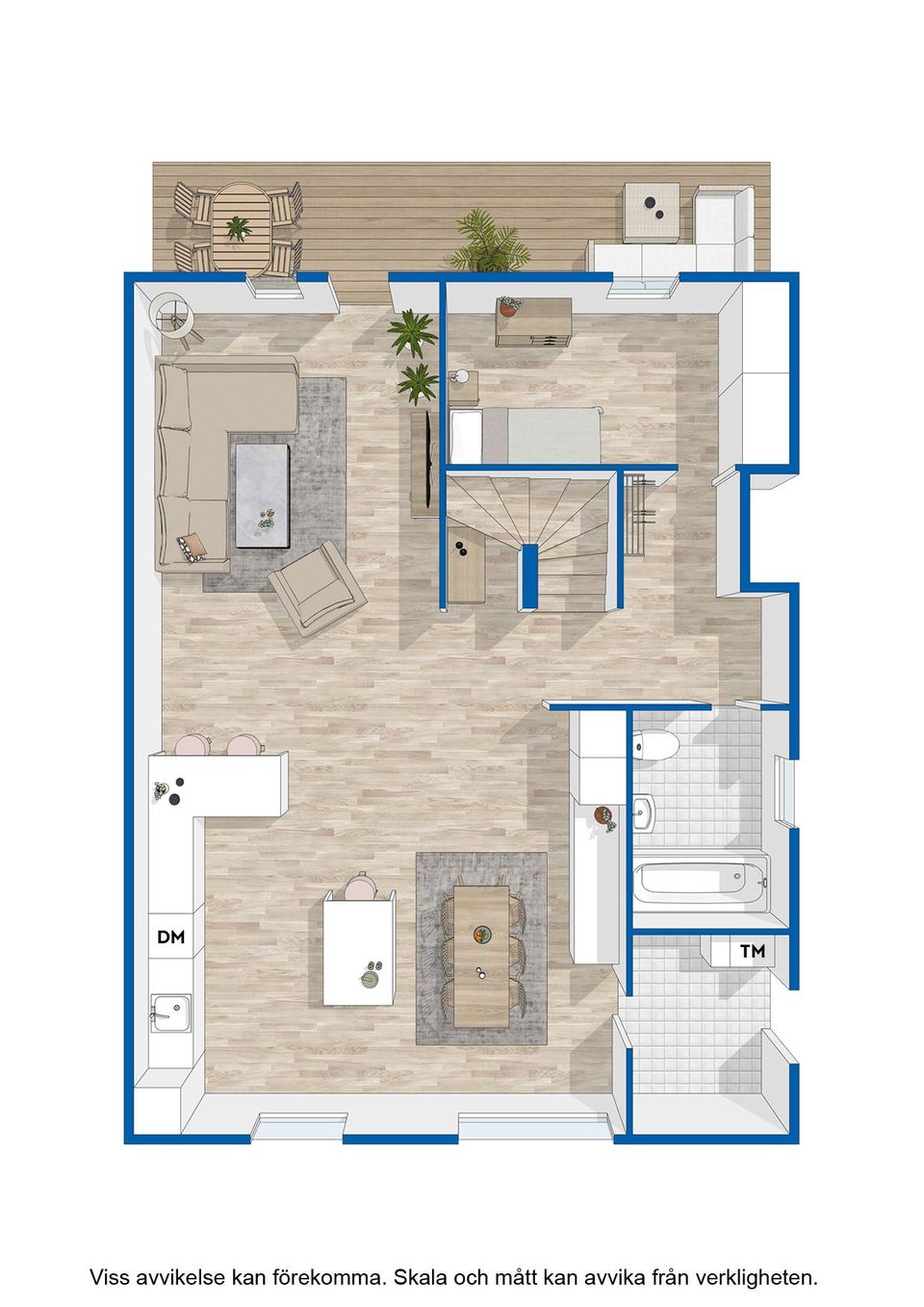 Radhus, Åkrundan 26, Avesta