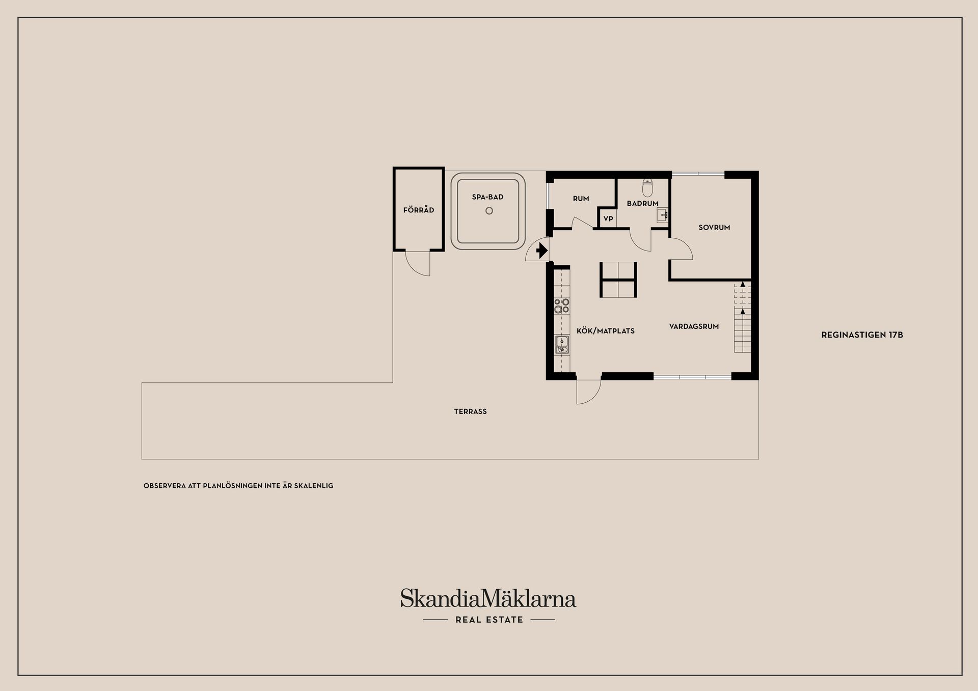 Radhus, Reginastigen 17B, Glömsta, Huddinge