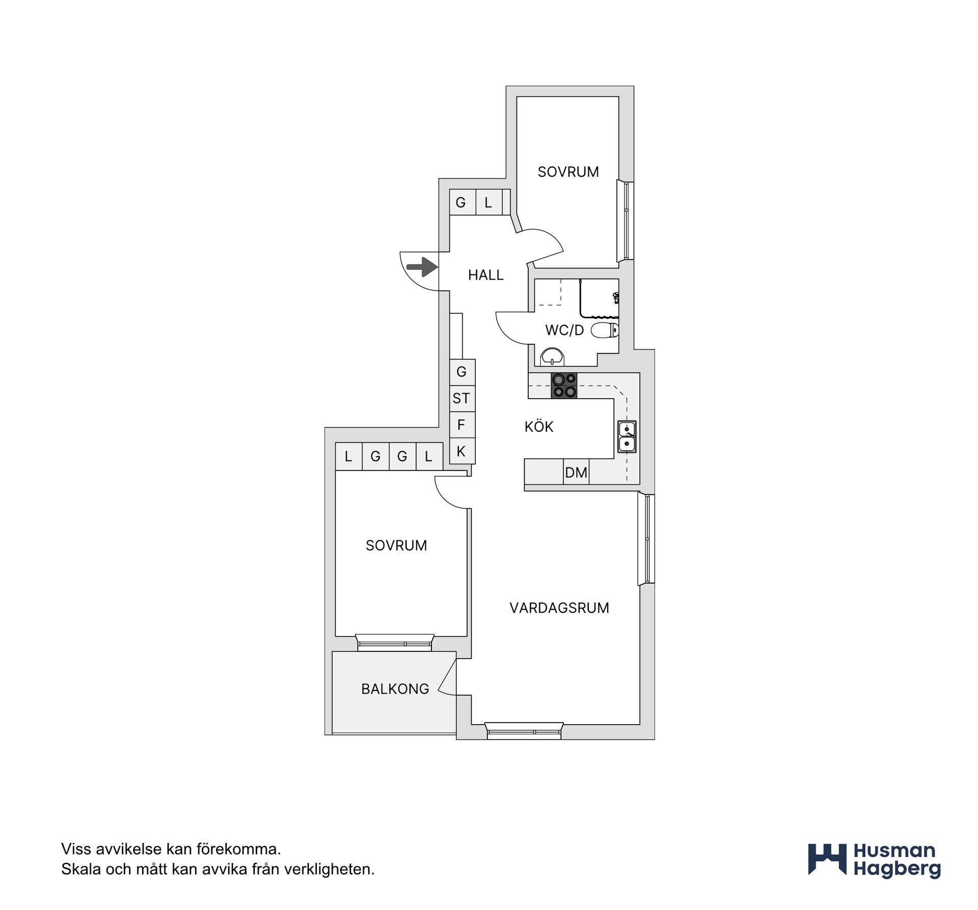 Bostadsrätt, Korpralsvägen 34B, Teg, Umeå