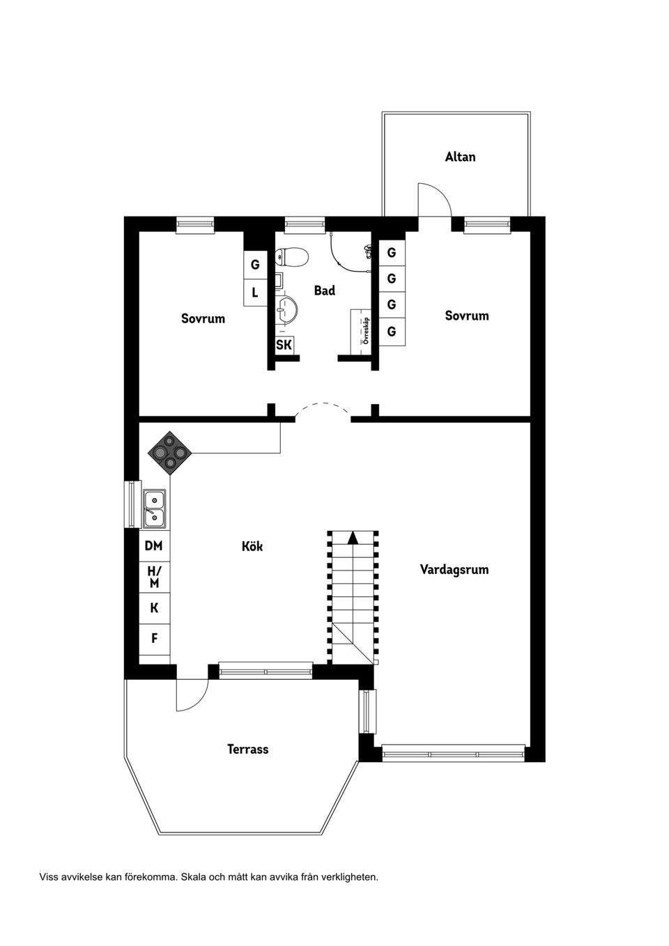 Radhus, Skansgatan 19, Bergnäset, Luleå