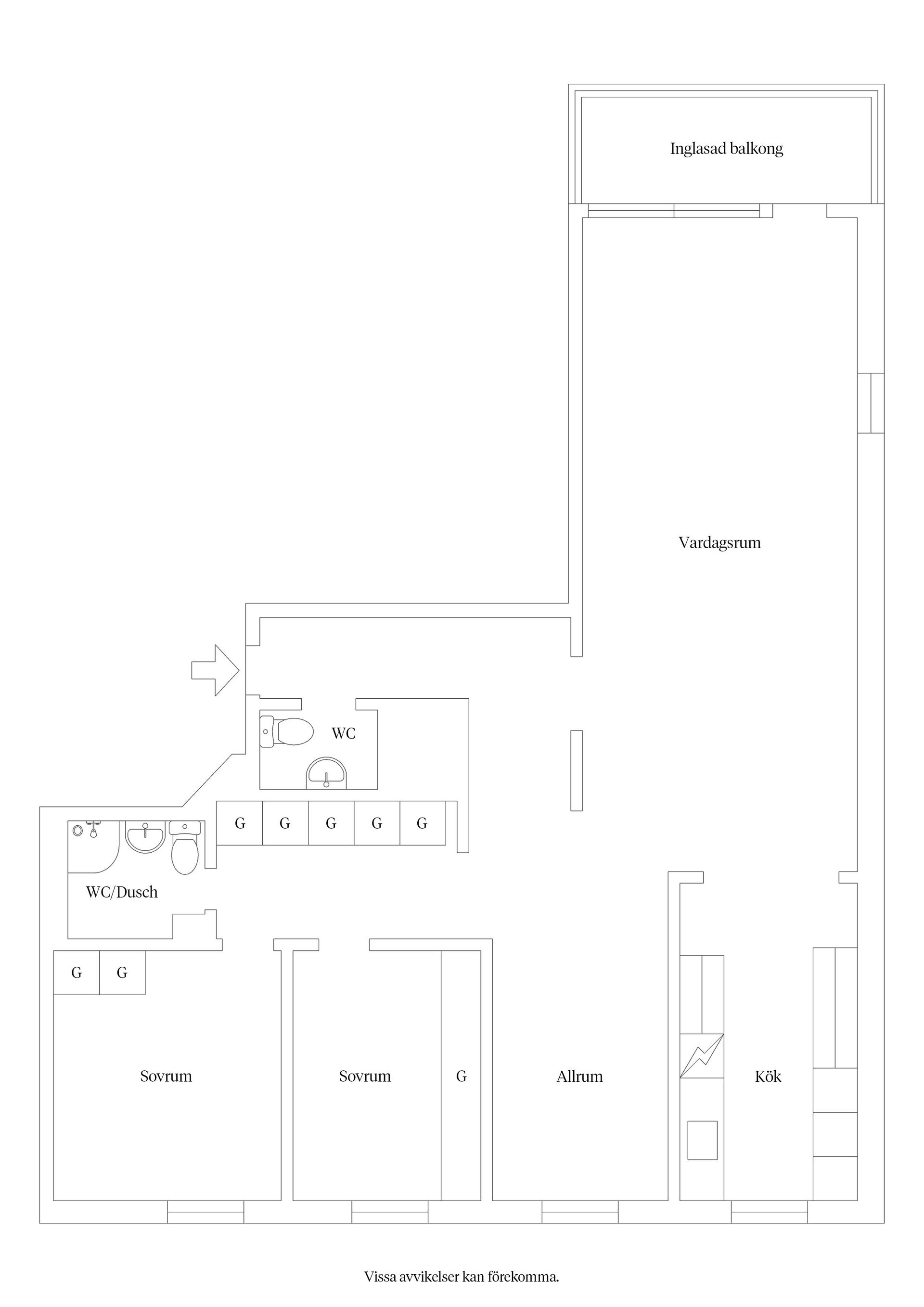 Bostadsrätt, Köpmangatan 1A, Centrum, Skellefteå
