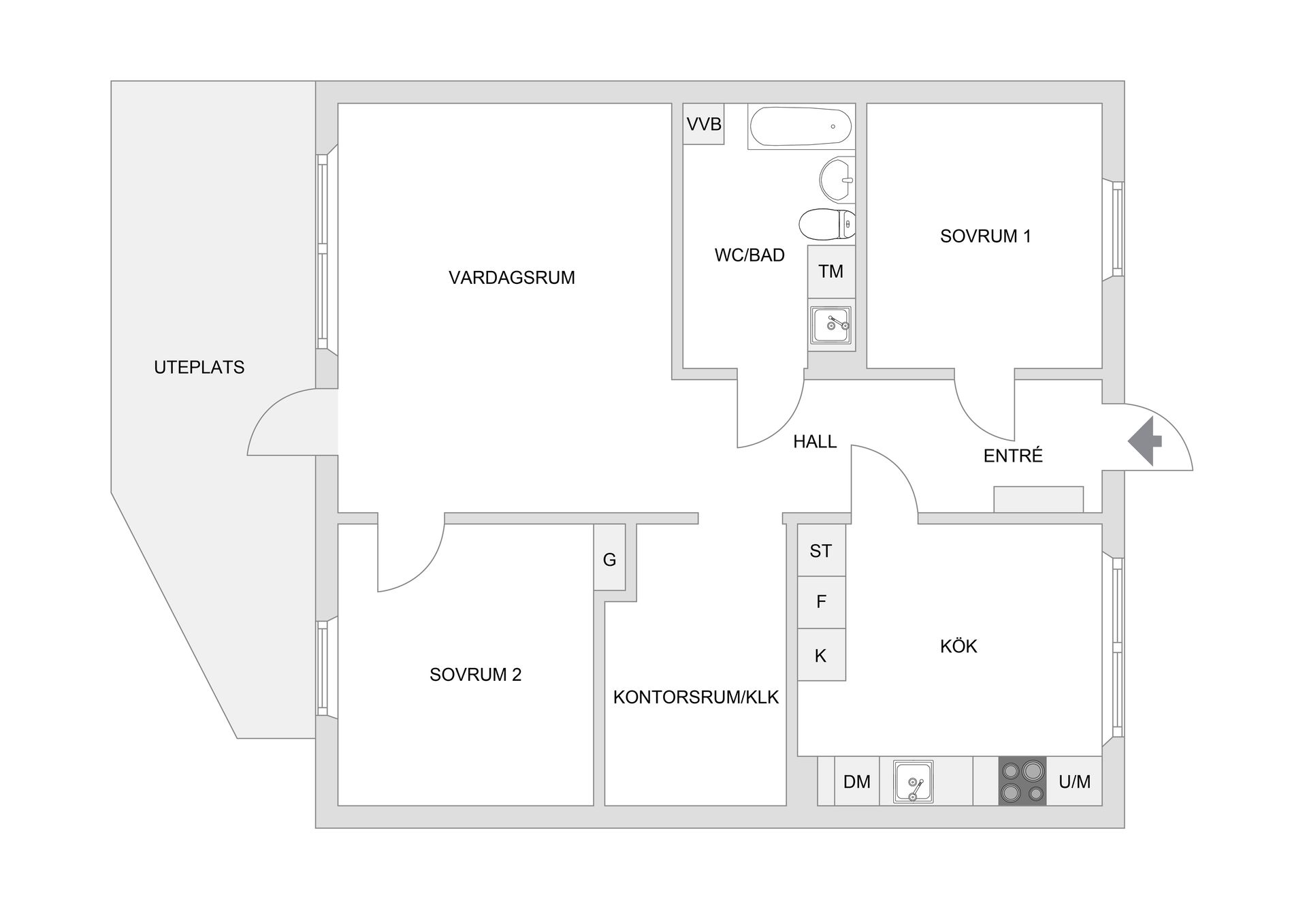 Bostadsrätt, Jordgubbsgränd 1, Viksjö Hummelmora, Järfälla