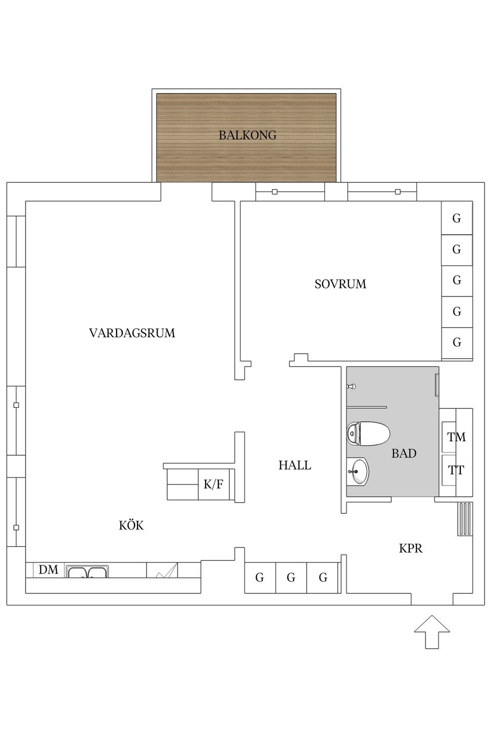 Bostadsrätt, Pippi Långstrumps gata 46, vån 4, Bromma - Annedal, Stockholm