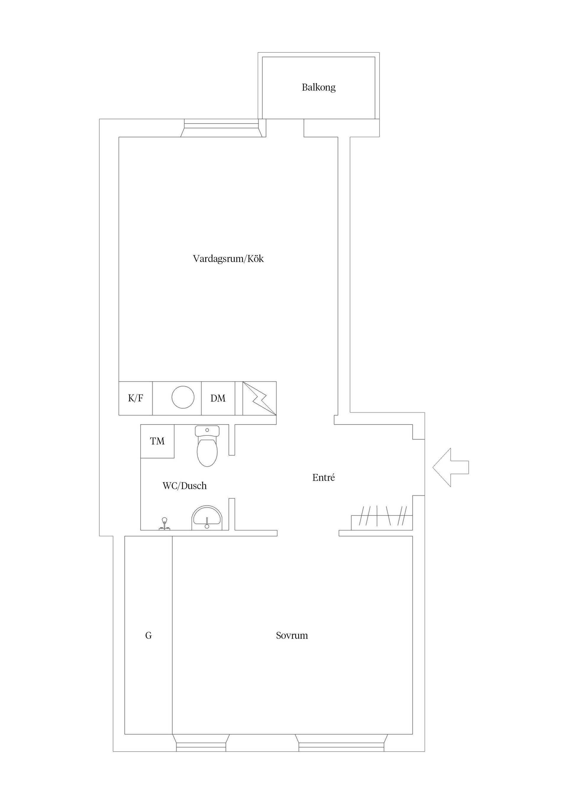 Bostadsrätt, Norrtäljegatan 15A, Fålhagen, Uppsala