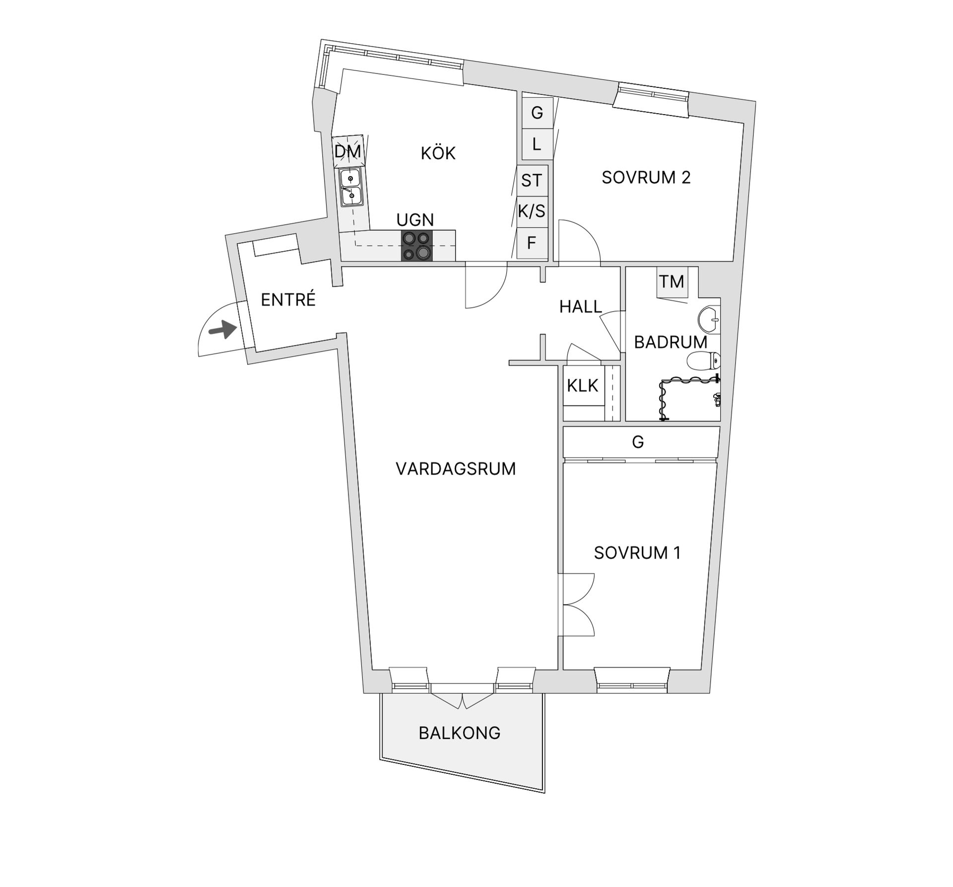 Bostadsrätt, Alsnögatan 26, Södermalm - Sofia, Stockholm