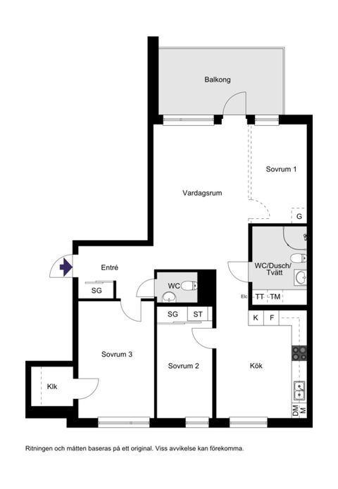 Bostadsrätt, Flygaregatan 6D, Halmstad centrum, Halmstad