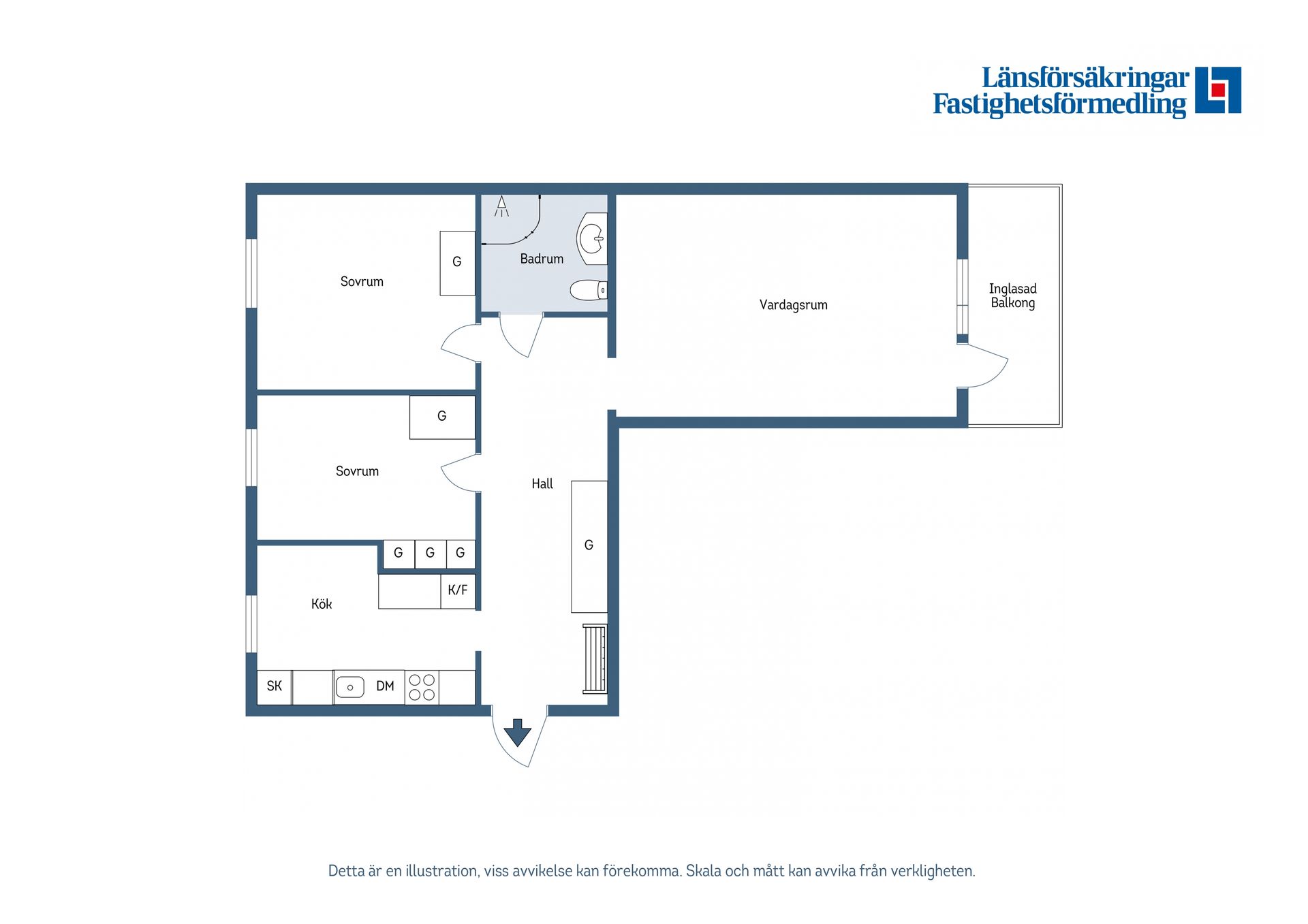 Bostadsrätt, Vitalisvägen 2D, Strängnäs Centrum, Strängnäs