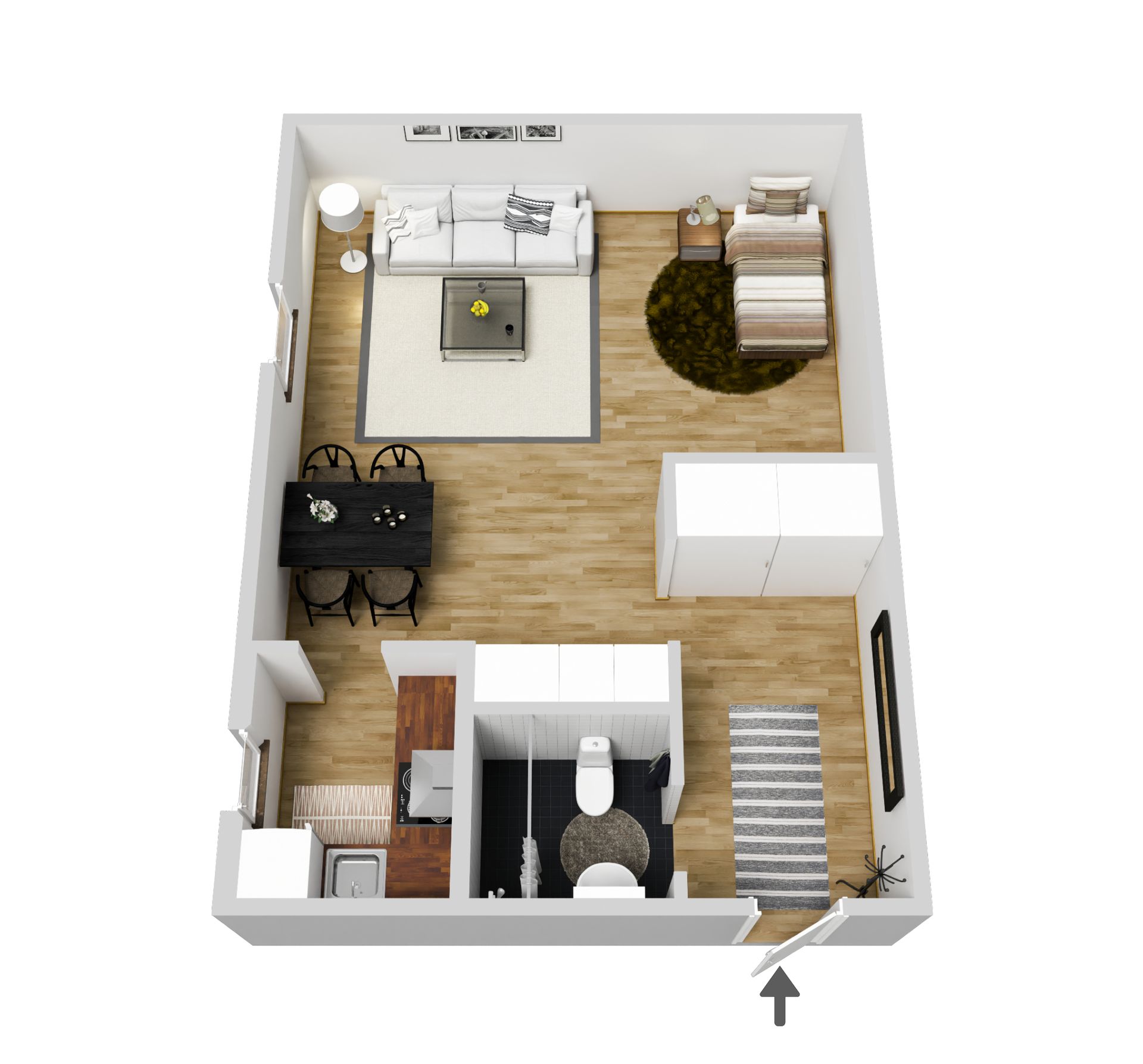 Bostadsrätt, Klockljungsvägen 9B, Gällivare