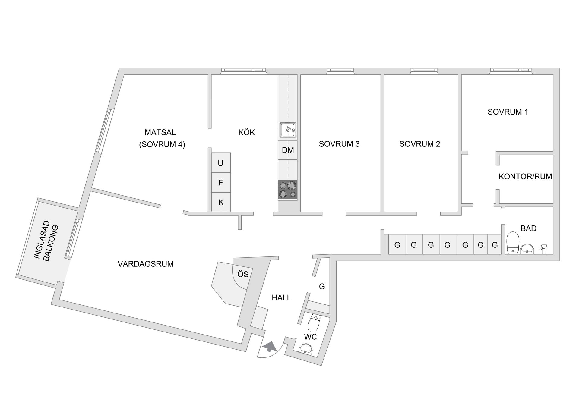 Bostadsrätt, Kopparvägen 21, Kallhäll, Järfälla