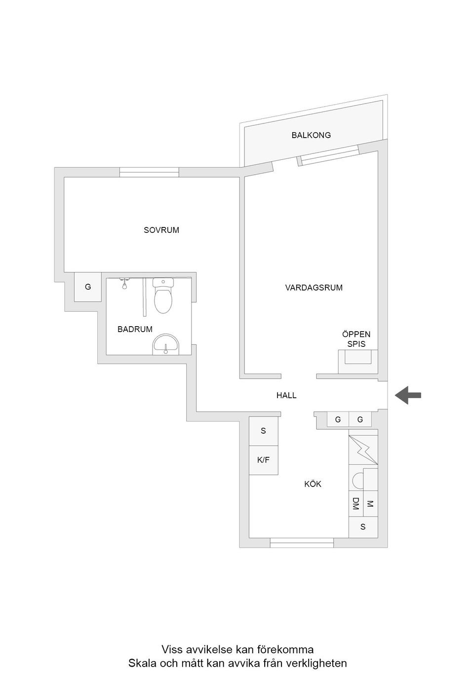 Bostadsrätt, Skogsvägen 21B, Aroslund, Västerås