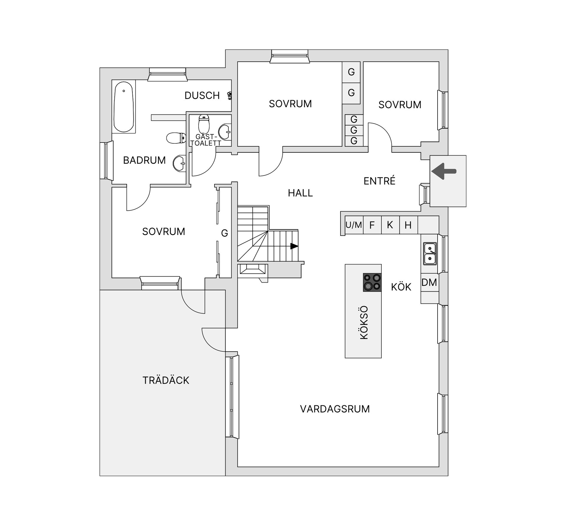 Villa, Furusvängen 2, Knislinge, Östra Göinge