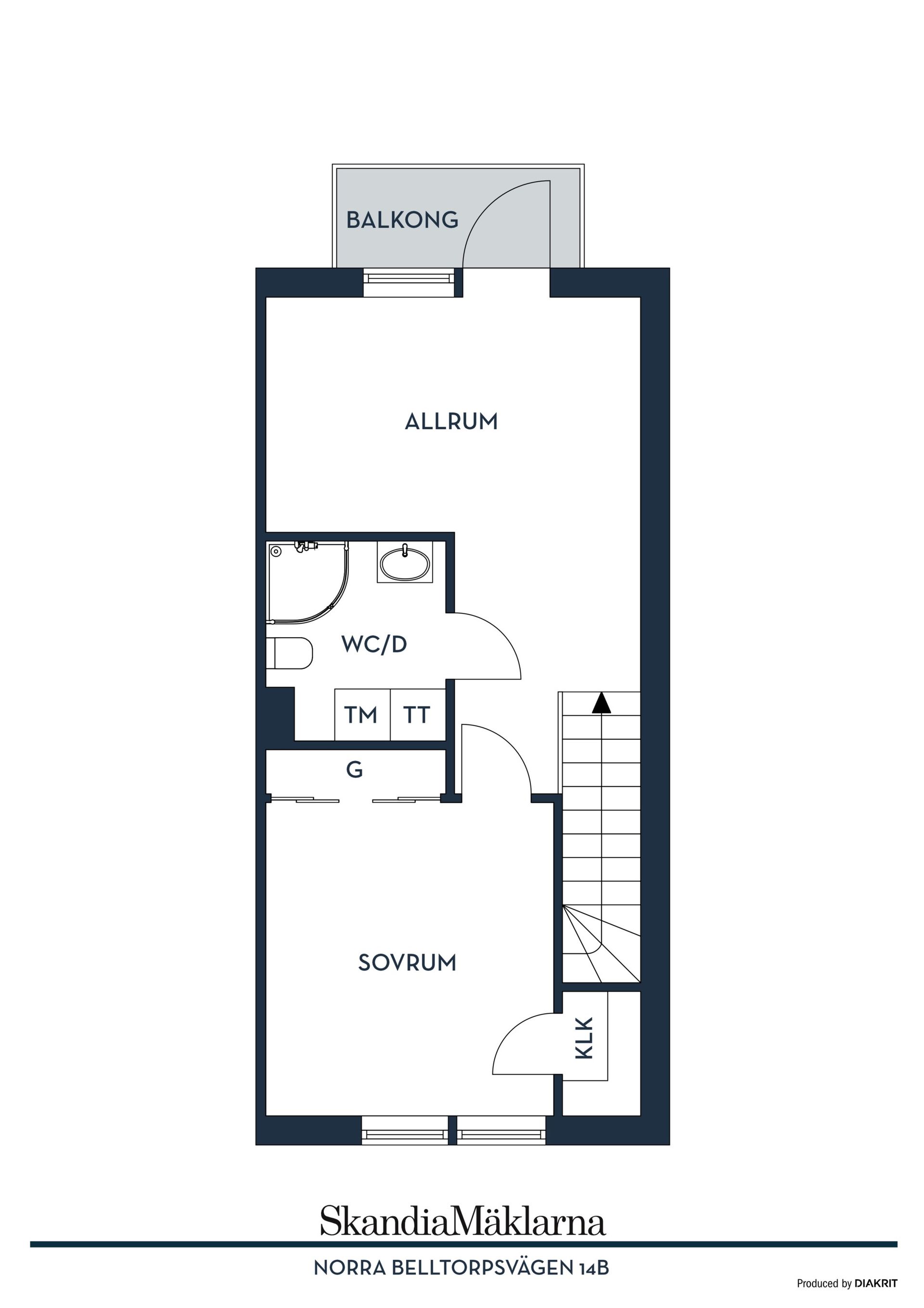 Radhus, Norra Belltorpsvägen 14B, Södra Lindhult, Örebro