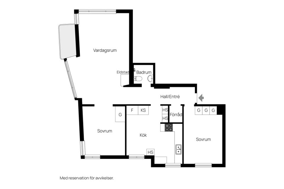 Bostadsrätt, Storgatan 46A, Centrum, Sundsvall