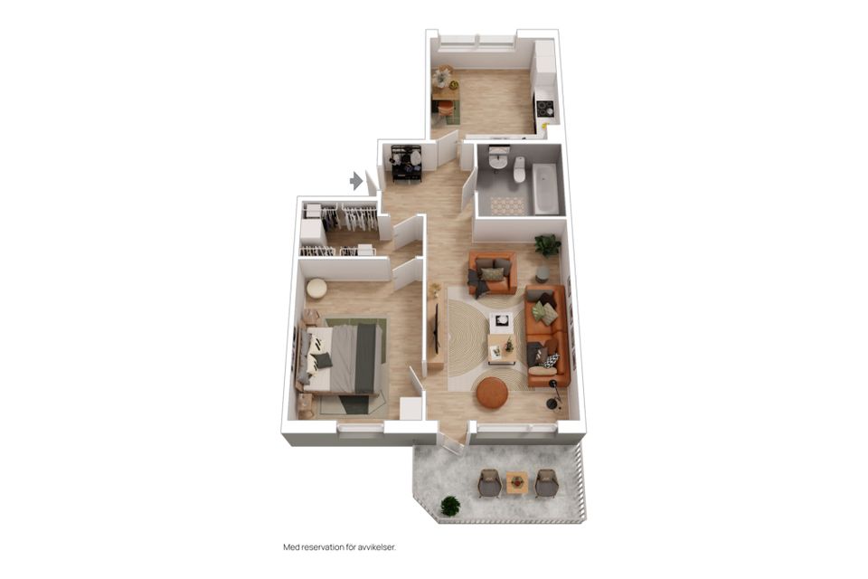 Bostadsrätt, Kyrkgatan 11a, Centralt Östersund, Östersund