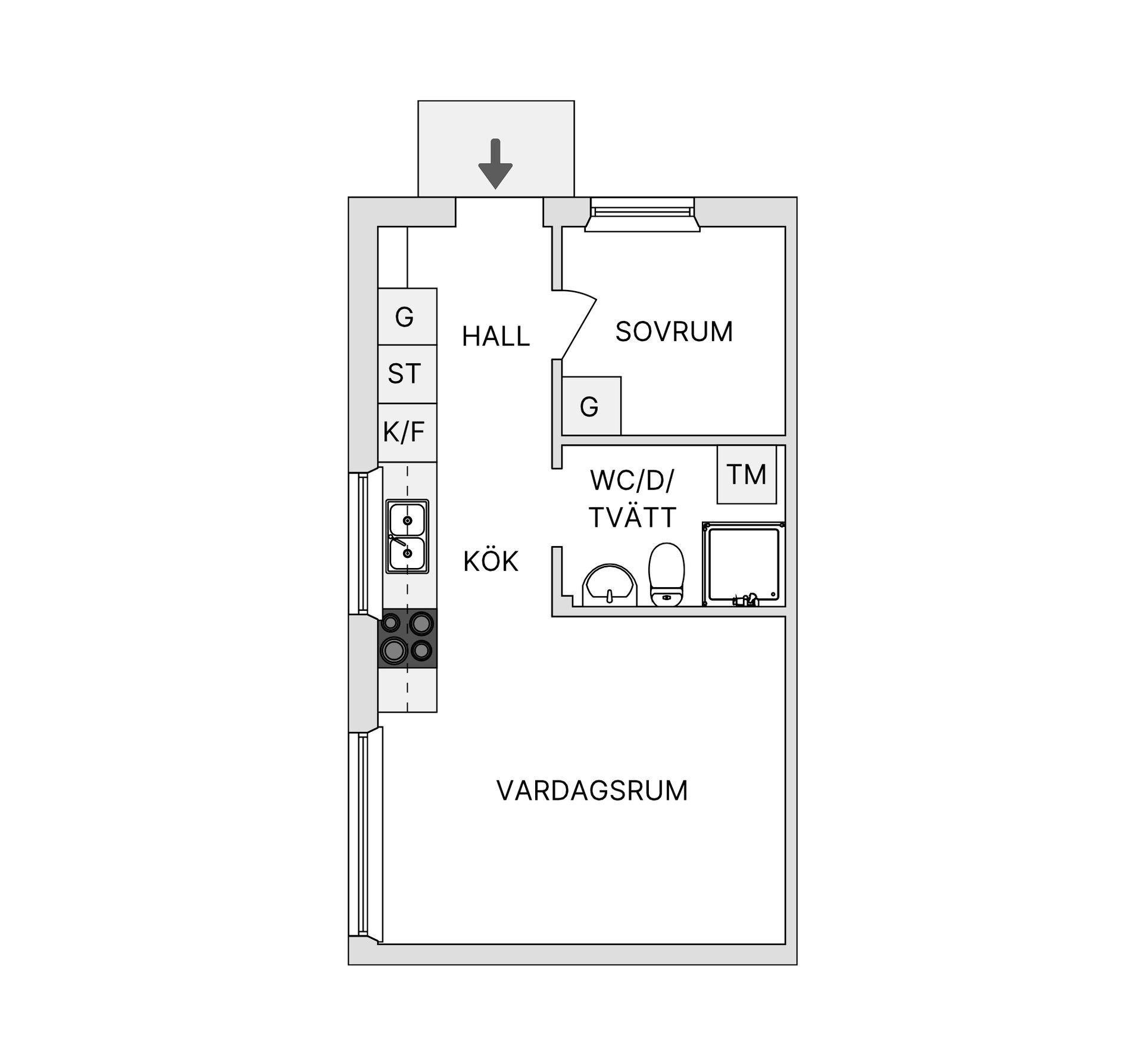 Bostadsrätt, Blå blomvägen 1B, Gustavsberg Charlottendal, Värmdö