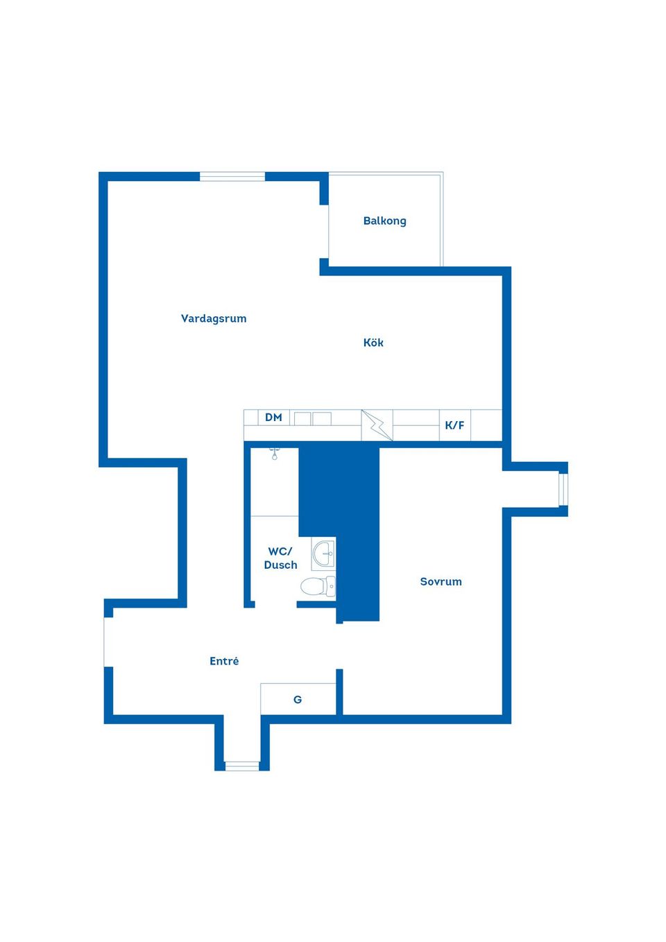 Bostadsrätt, Strömsborgsvägen 6, Vallbacken, Gävle