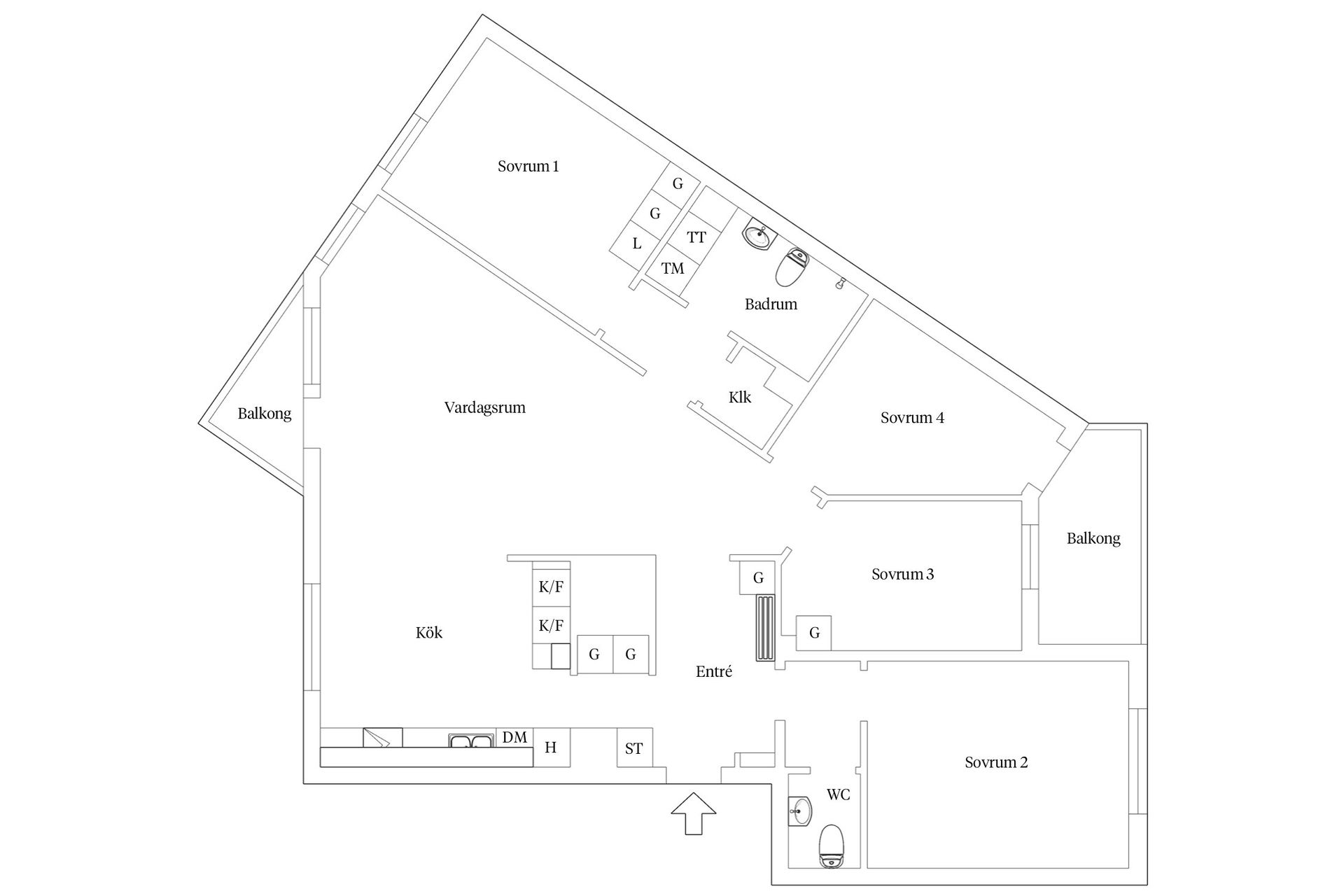 Bostadsrätt, Emils gata 11, vån 5/5, Bromma - Annedal, Stockholm