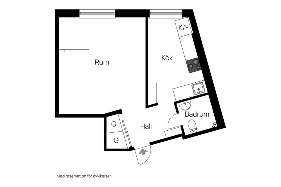 Bostadsrätt, Döbelnsgatan 1, Nedre Norrmalm / Centrum, Borås