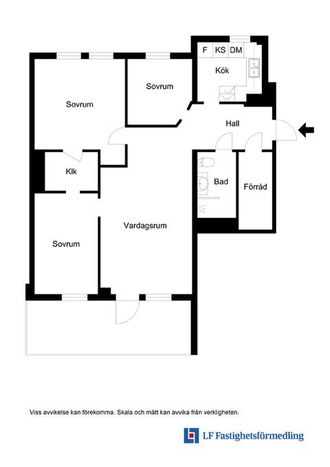 Bostadsrätt, Svågertorpsvägen 6, Lindeborg, Malmö