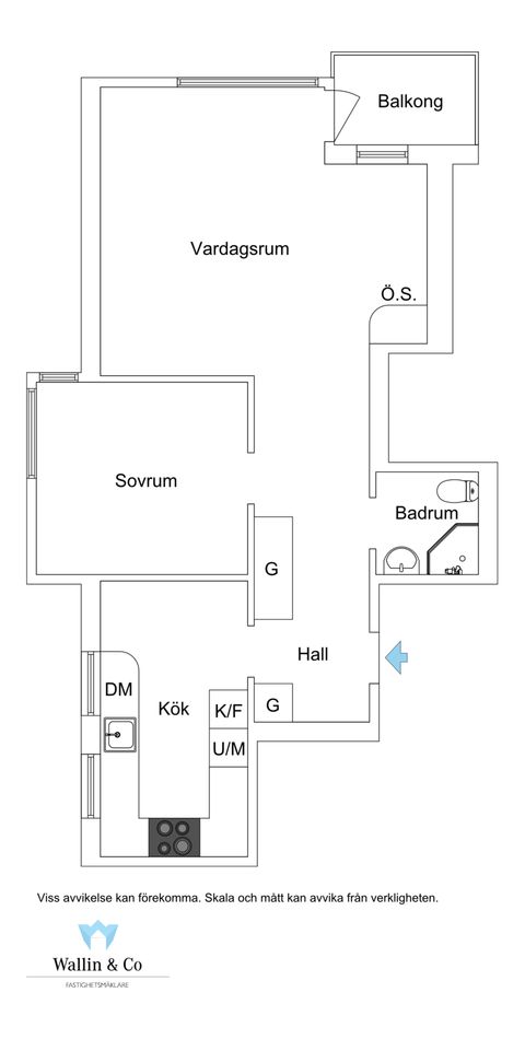 Bostadsrätt, Essingestråket 34, 1 tr, Kungsholmen - Stora Essingen, Stockholm