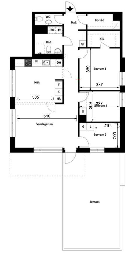 Bostadsrätt, Ulvsättragränd 1, Kallhäll, Järfälla