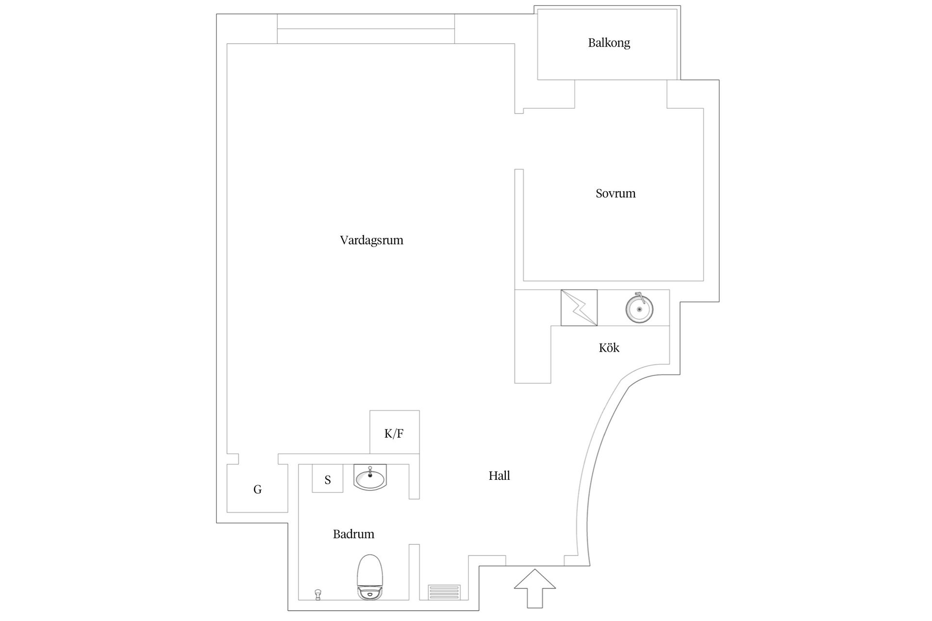 Bostadsrätt, Katarina Bangata 59C, Södermalm Sofia, Stockholm