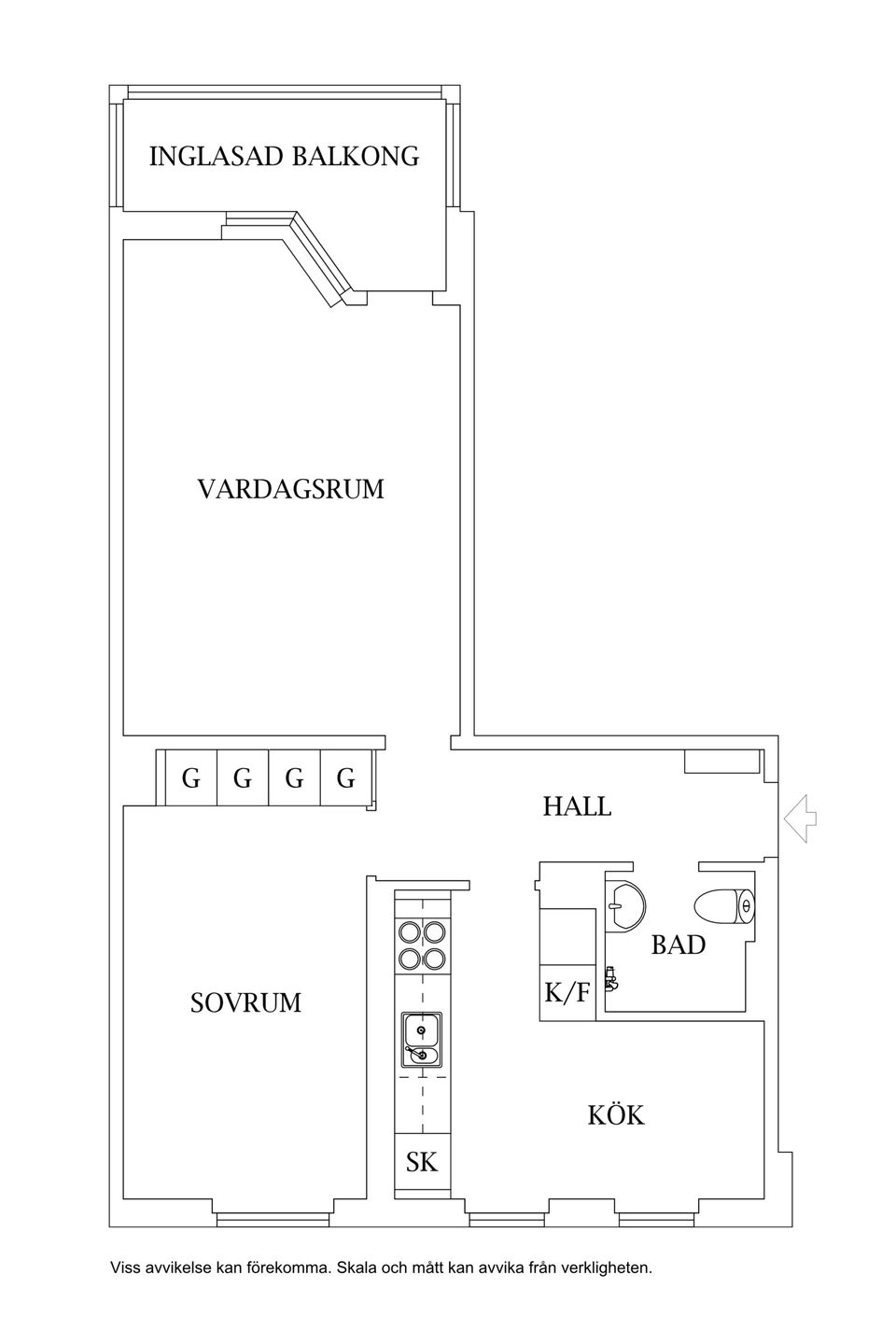 Bostadsrätt, Krongårdsringen 12, Örnäset, Luleå