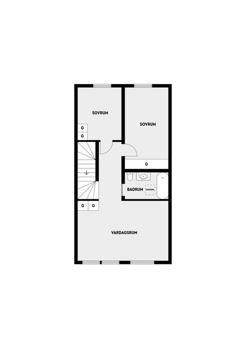 Radhus, Tenorvägen 20, Ella Park, Täby