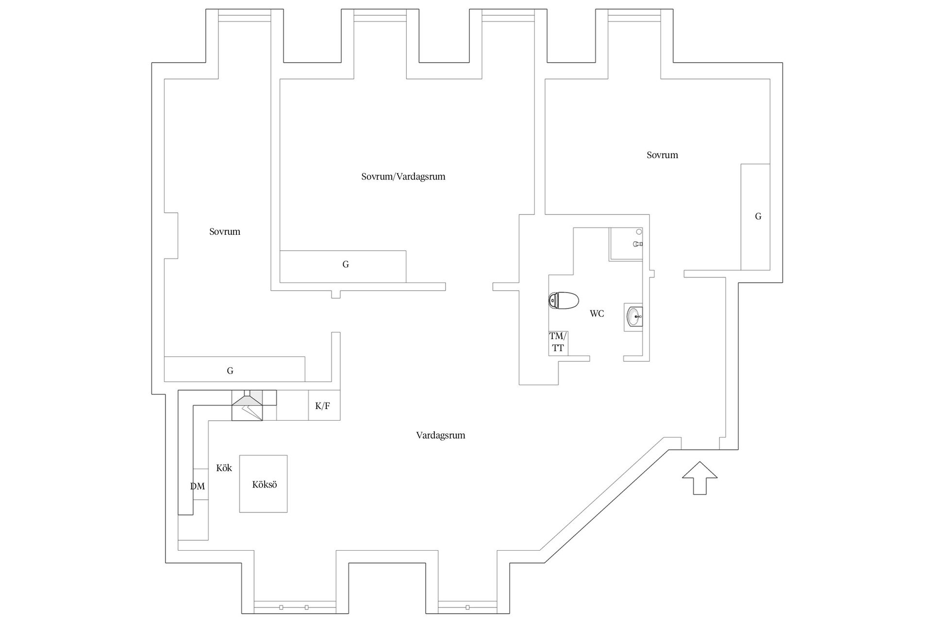 Bostadsrätt, Karl x gustavs gata 24A, Tågaborg, Helsingborg