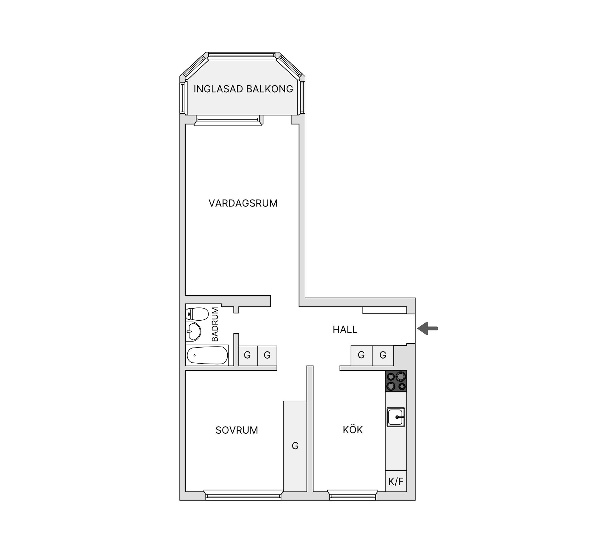 Bostadsrätt, Ribevägen 1D, Pildammarna, Malmö