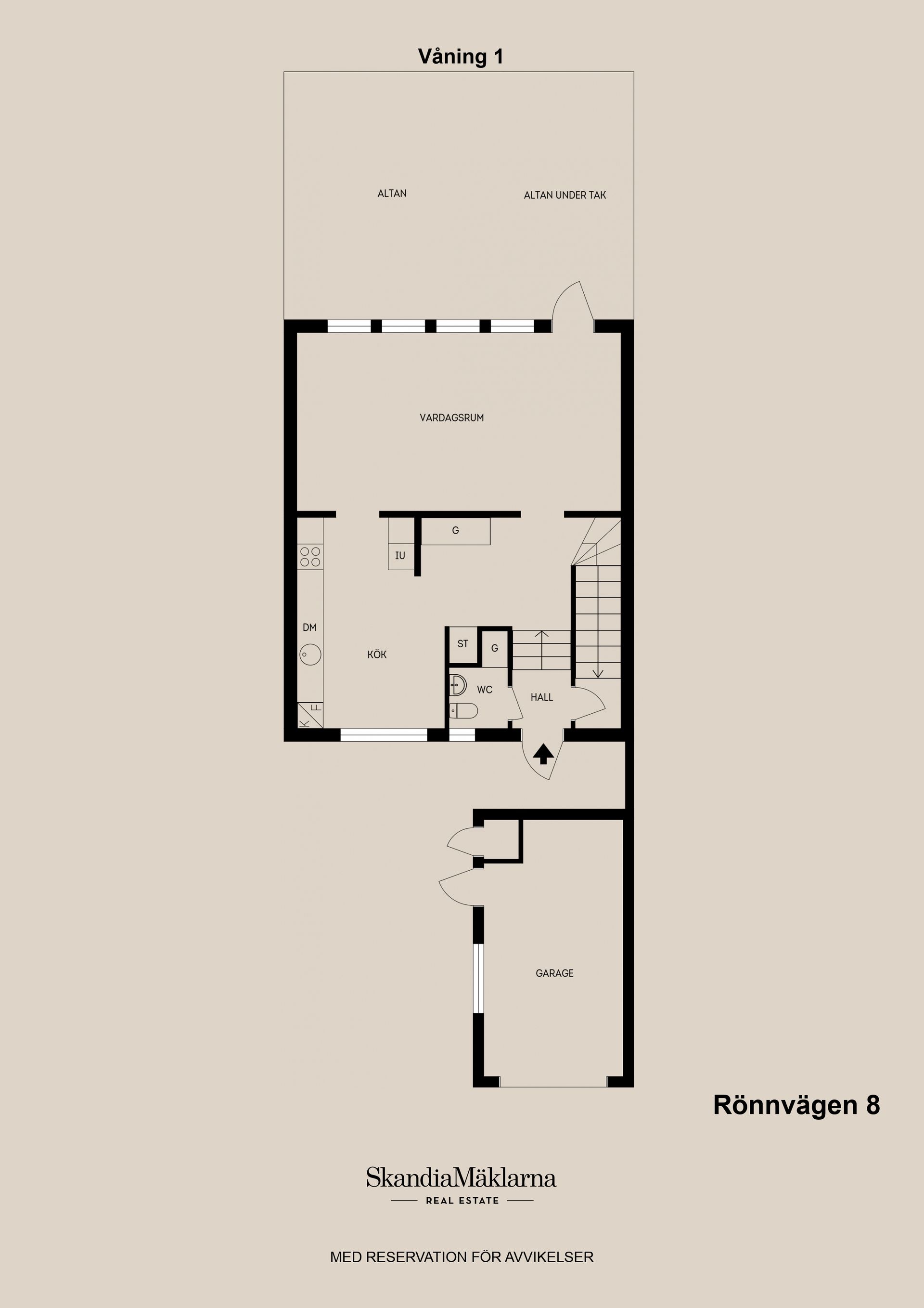 Radhus, Rönnvägen 8, Fridhem, Gävle
