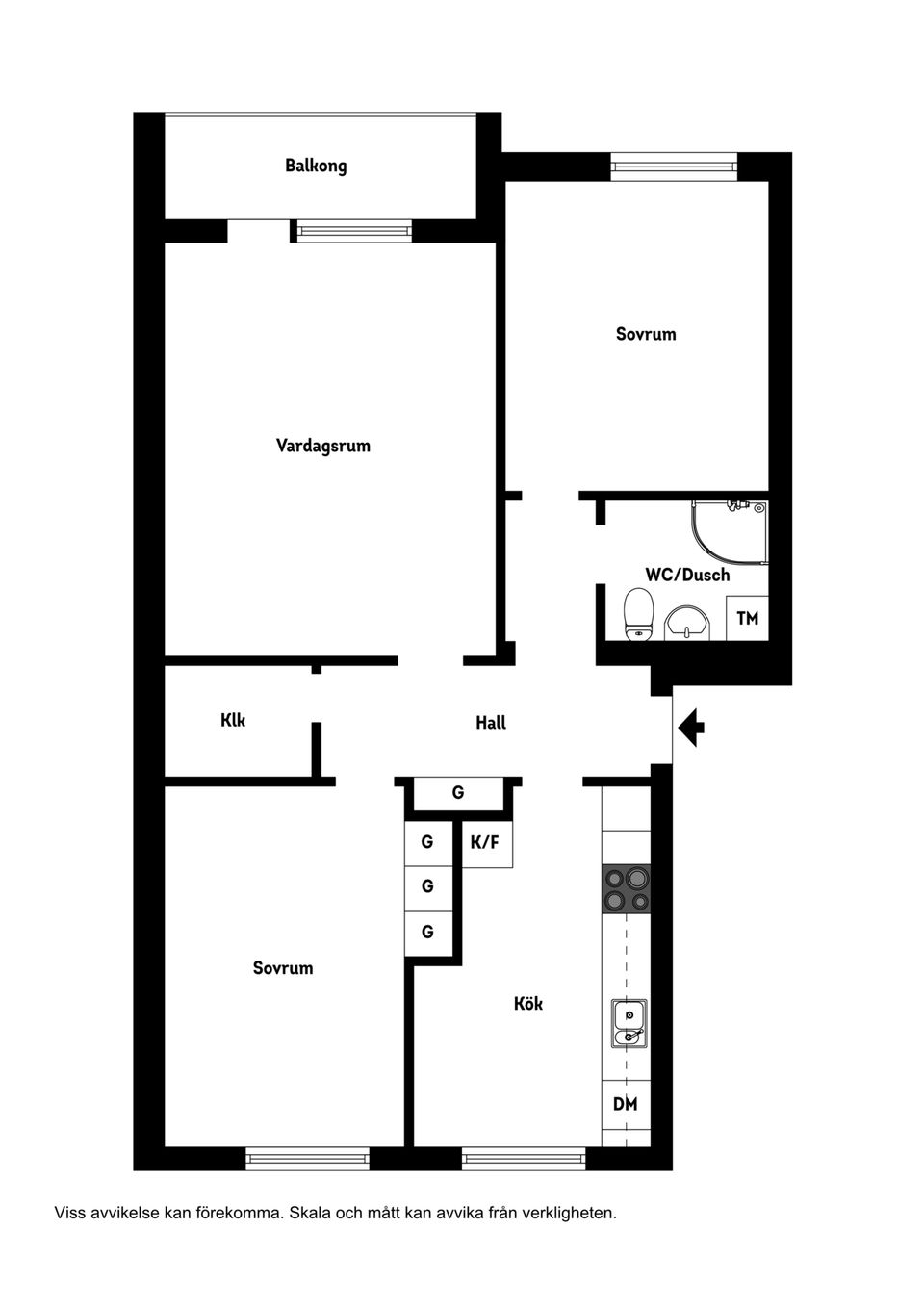 Bostadsrätt, Kålhagsgatan 11, Söder, Gävle