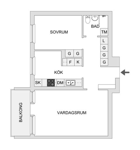Bostadsrätt, Getbergsvägen 26, Morön, Skellefteå