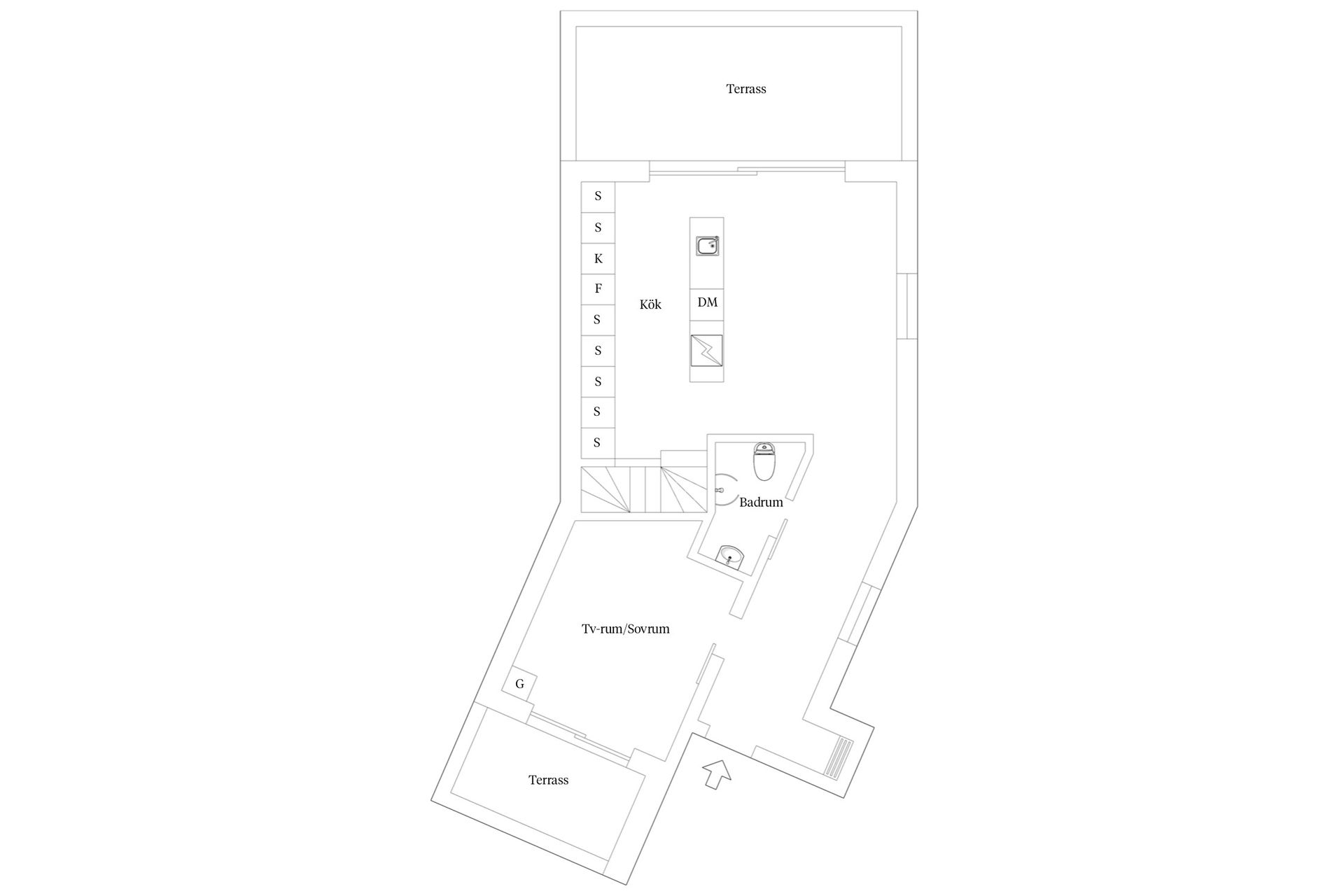 Bostadsrätt, Dammhejdegatan 45, Trädgårdsstaden, Ystad