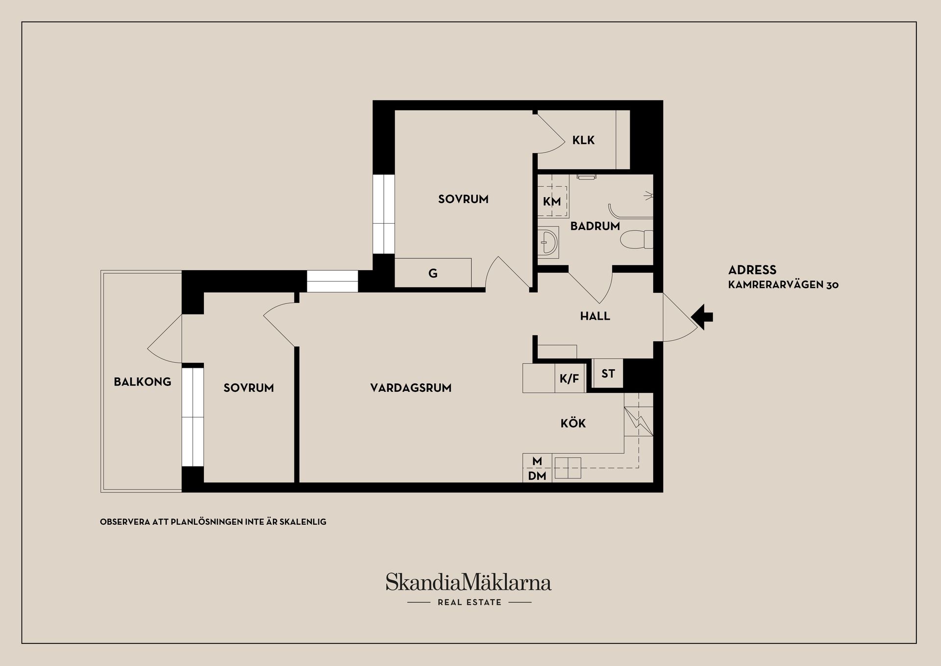 Bostadsrätt, Kamrerarvägen 30, Hägerstensåsen, Stockholm